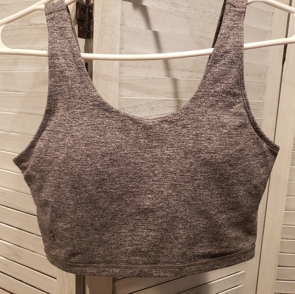 P'tula Bare heather grey crop medium